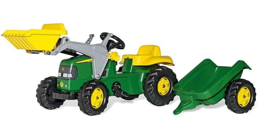 Jd classic tractor with trailer and loader