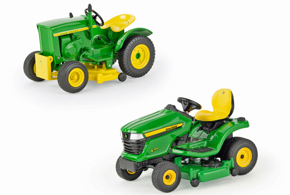 John Deere 110 & X394 rideon mower lawn & garden tractor 60th anniversary set