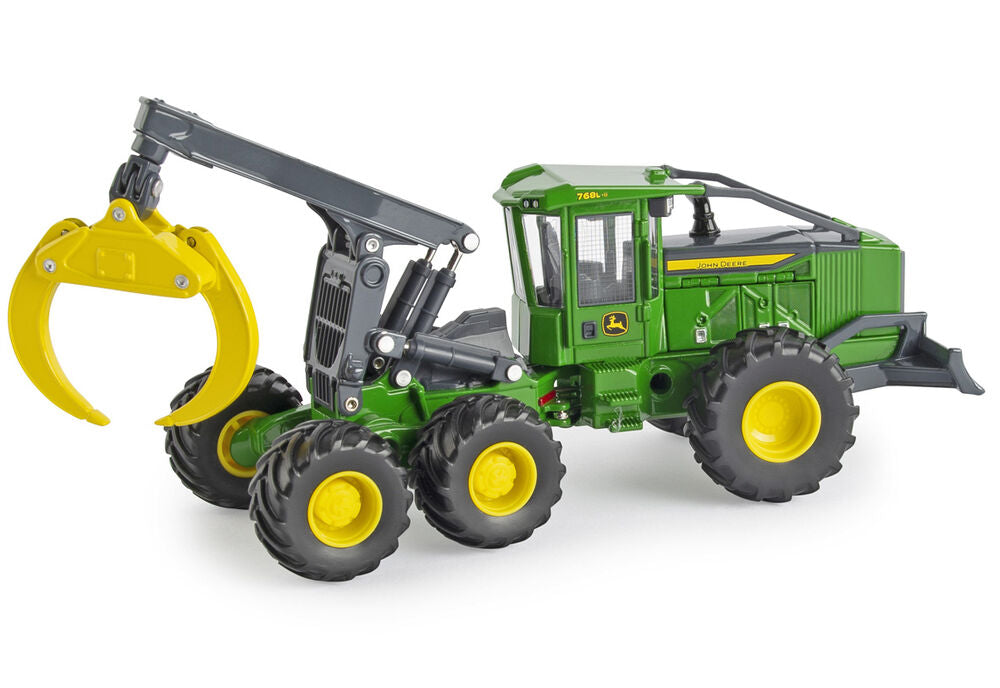 John Deere 768L series ii log graple skidder with bogie drive. Prestige series