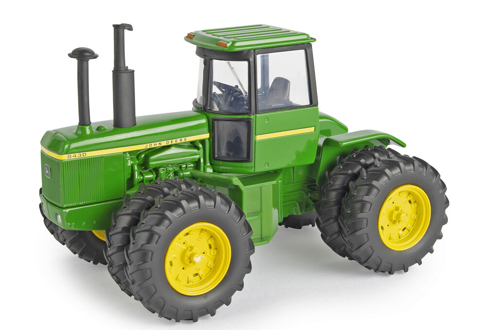 John Deere 8430 4WD tractor on duals