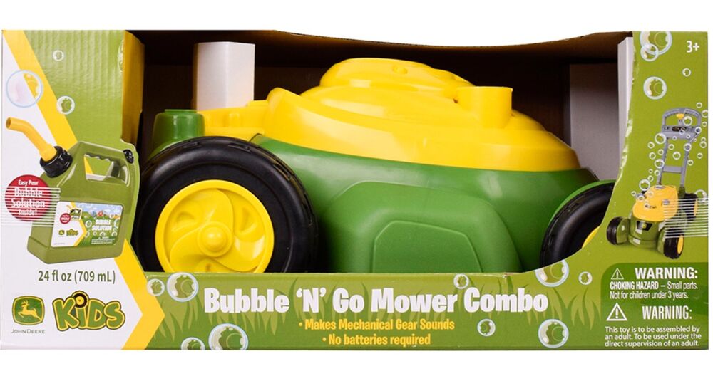 John Deere bubble 'n' go mower