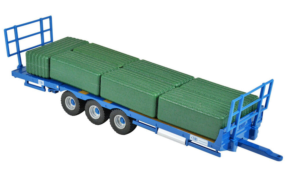 Kane bale trailer with 7 big square bales