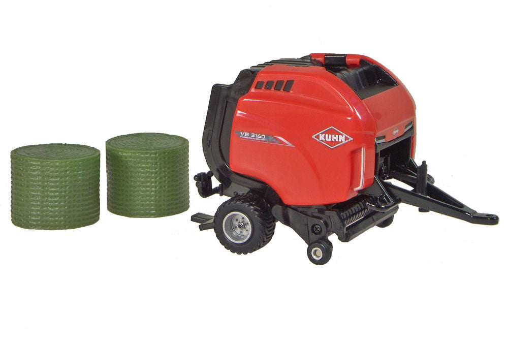 Kuhn VB3160 round baler with 2 bales