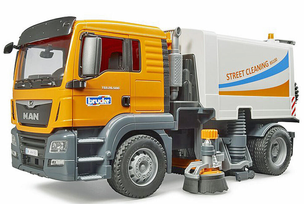 Man tgs street sweeper truck