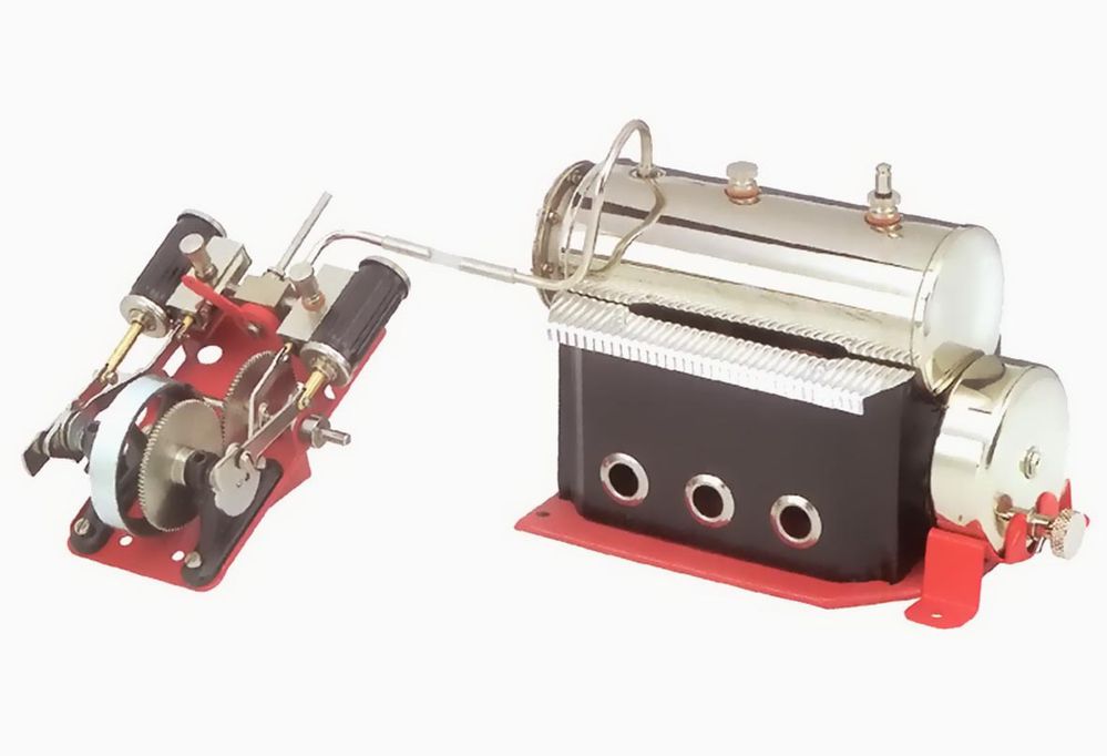 Wilesco steam boiler/engine 250CC 2 double acting cyls