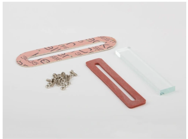 Wilesco gauge glass/gaskets/screws (to suit WD455, WD456)