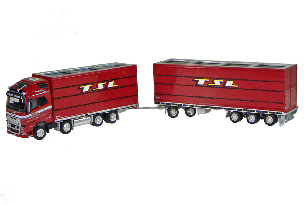 Volvo FH16-700 livestock truck with 5 axle livestock trailer