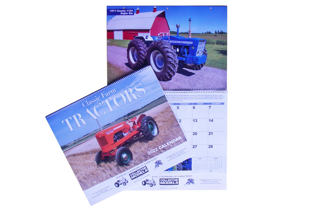 COLLECTOR MODELS 2022 CLASSIC TRACTOR CALENDAR (great for pictures