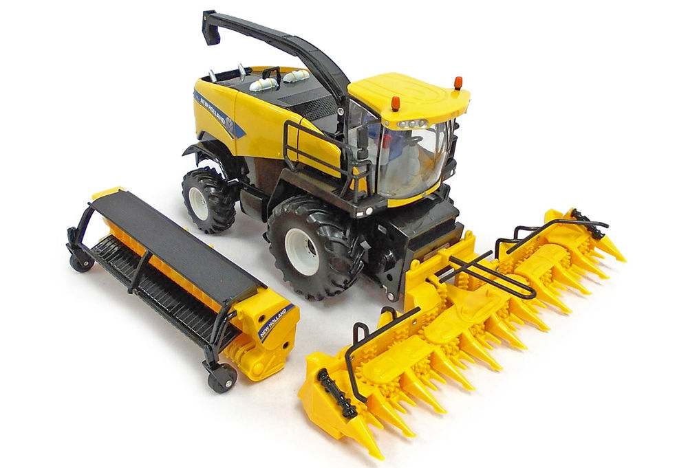 NEW HOLLAND FR850 SELF PROPELLED FORAGE HARVESTER with TWO HEADS ...
