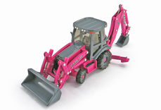 580 SUPER N WT BACKHOE  Special Edition    Pink