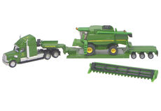 9680i HEADER with FREIGHTLINER LOW LOADER TRUCK