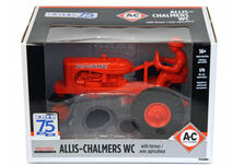 ALLIS CHALMERS WC nf with DRIVER  Ertl 75th Anniversary Specail Edition