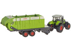 AXION 850 TRACTOR with QUANTUM 5700S SILAGE TRAILER