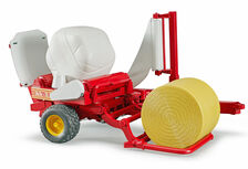 BRUDER ROUND BALE WRAPPER for BR tractors