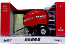 CASE/IH RB565 ROUND BALER with two bales