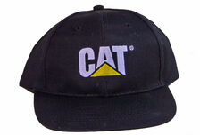CATERPILLAR PEAKED CAP with CAT logo.