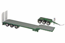 CTE 45ft DROP DECK EXTENDABLE TRAILER with DOLLY