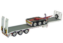 CTE 45ft DROP DECK EXTENDABLE TRAILER with DOLLY