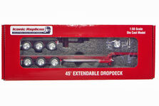 CTE 45ft DROP DECK EXTENDABLE TRAILER with DOLLY