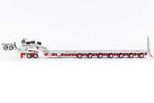 DRAKE 7x8 STEERABLE TRAILER with 2x8 DOLLY   whitered