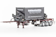 DRAKE OPHEE BOX CONTAINER SIDE LOADER burgundy with CONTAINER