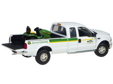 FORD F250 PICKUP TRUCK with JD LAWN TRACTOR