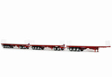 FREIGHTER FLAT BED ROAD TRAIN TRAILER SET 3 trailers + 2 dollys