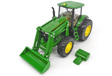 JOHN DEERE 7270R TRACTOR with FRONT LOADER   Plastic model