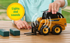JOHN DEERE BIG FARM HOBBY SET BOBCATHAYCOWFENCE