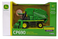 JOHN DEERE CO690 COTTON PICKER with COTTON BALE