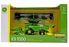 JOHN DEERE X9 1000 HEADER on TRACKS with DRAPER FRONT + CORN FRONT
