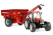 Puma 215 with Grain Cart  Big Farm