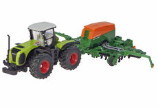 XERION 5000 TRACTOR with AMAZONE CAYENA 6001 SEEDER