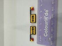 oversize sign HALF SPLIT with flags 